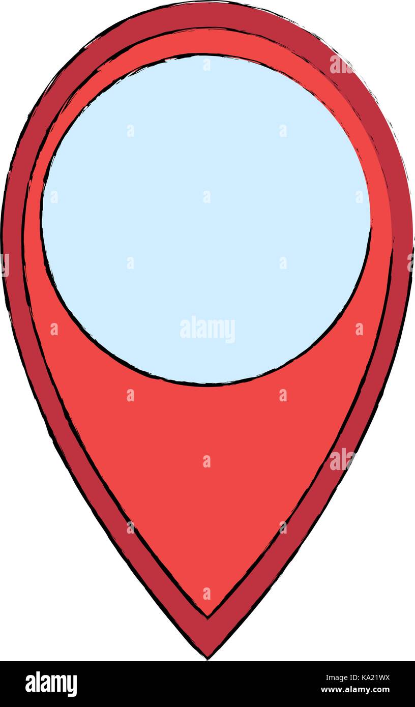 pointer location isolated icon Stock Vector Image & Art - Alamy