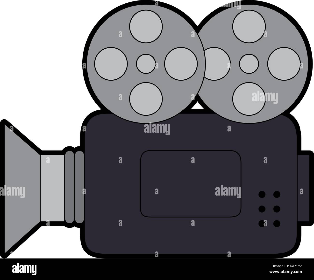 video camera isolated icon Stock Vector Image & Art - Alamy