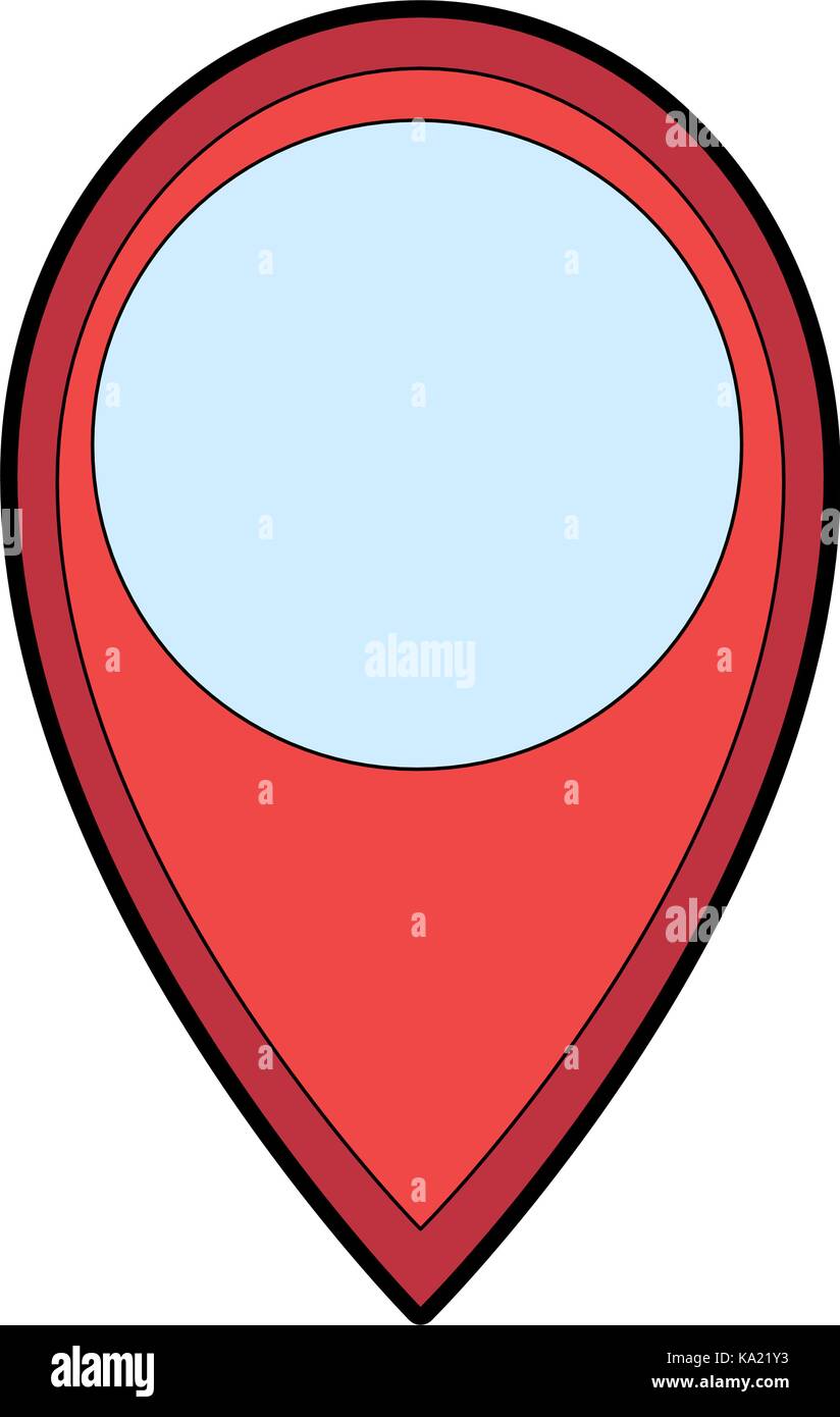 pointer location isolated icon Stock Vector Image & Art - Alamy