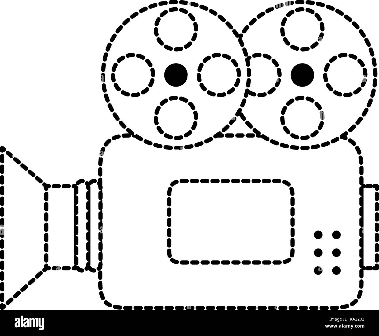 video camera isolated icon Stock Vector Image & Art - Alamy
