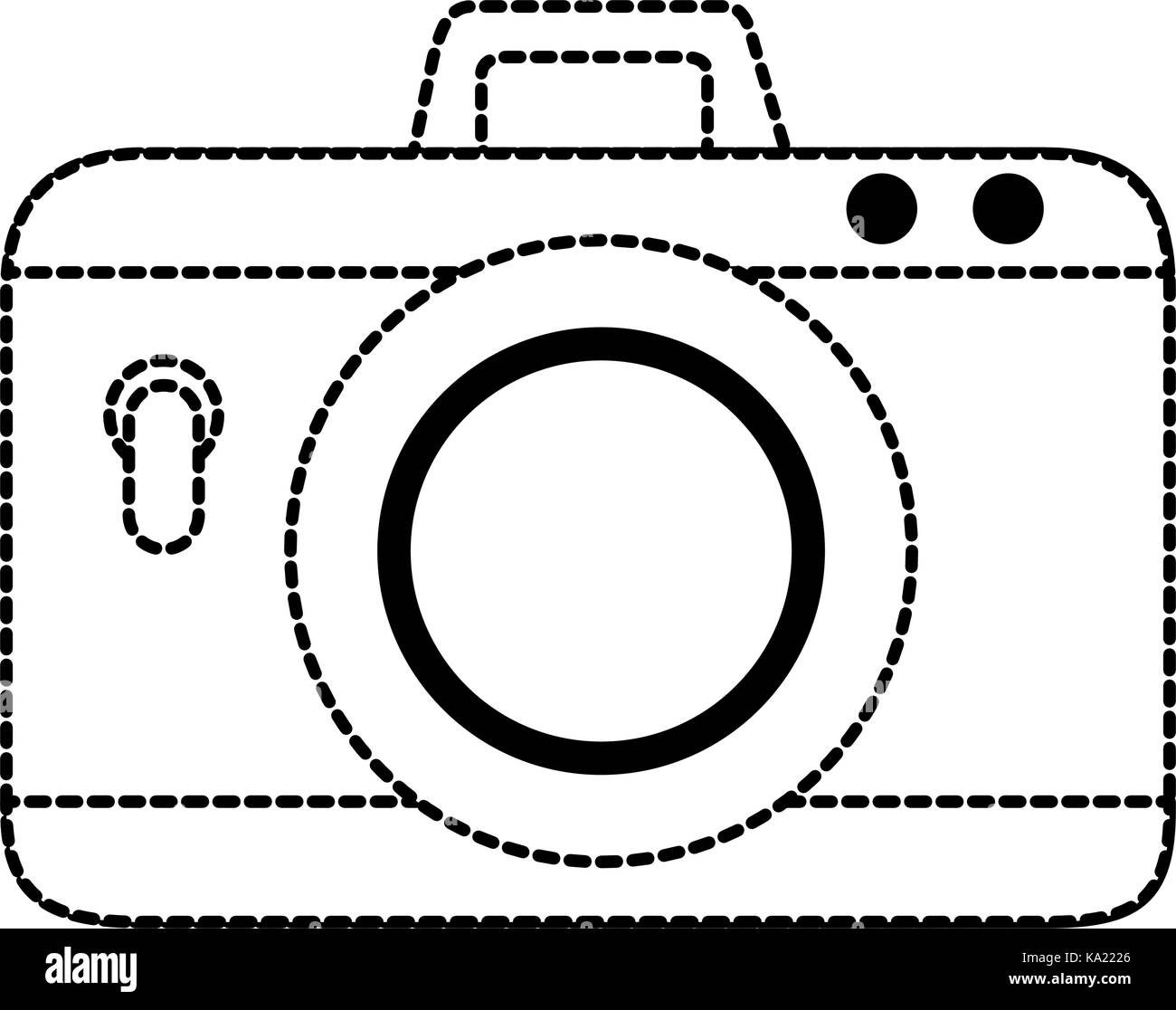 camera photographic isolated icon Stock Vector Image & Art - Alamy