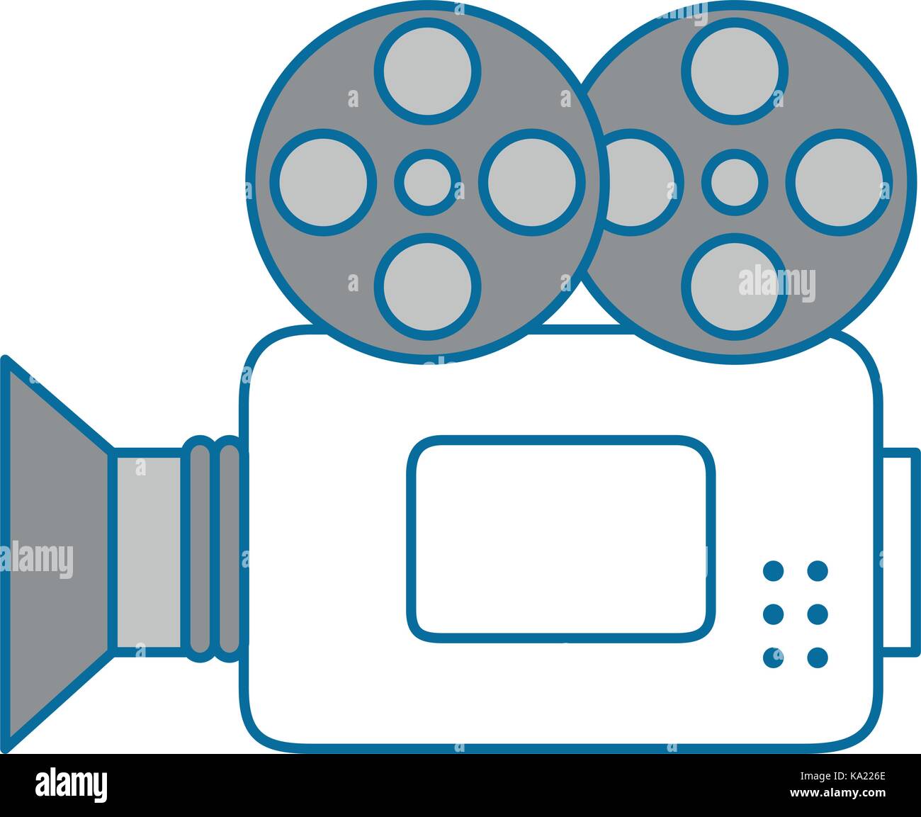 video camera isolated icon Stock Vector Image & Art - Alamy