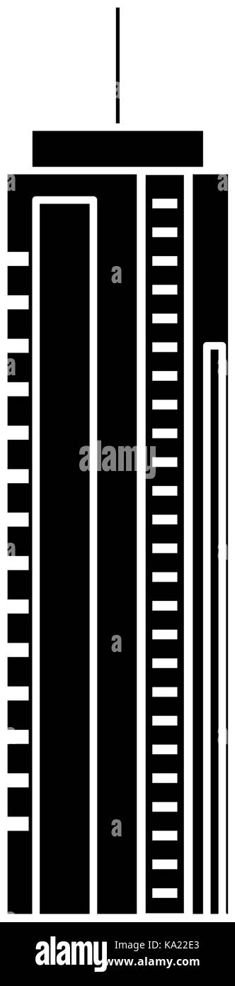 futuristic building isolated icon Stock Vector Image & Art - Alamy