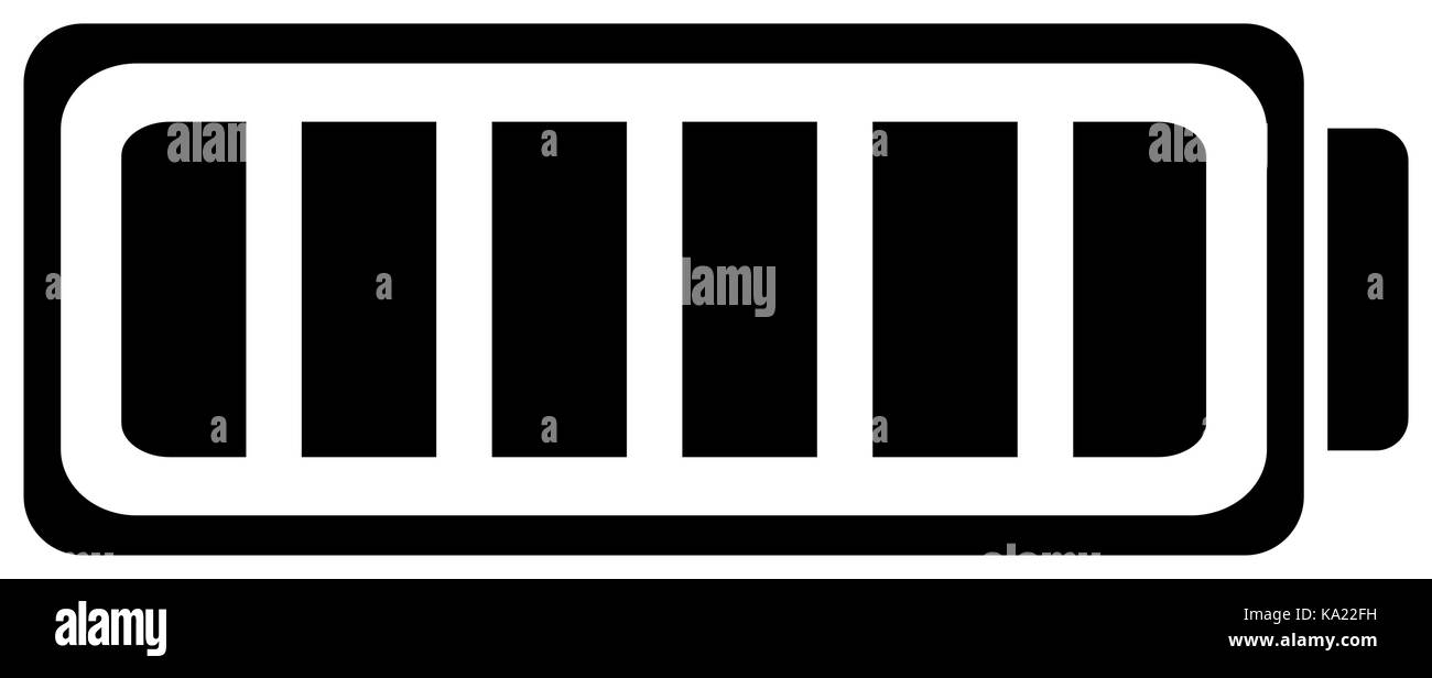 battery level isolated icon Stock Vector Image & Art - Alamy