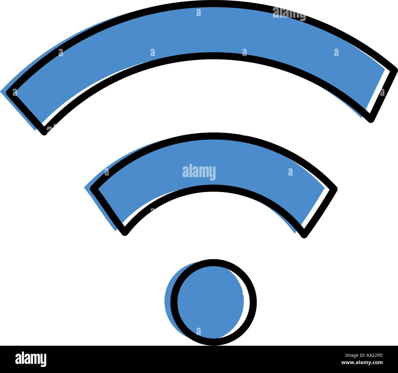 wifi signal isolated icon Stock Vector Image & Art - Alamy
