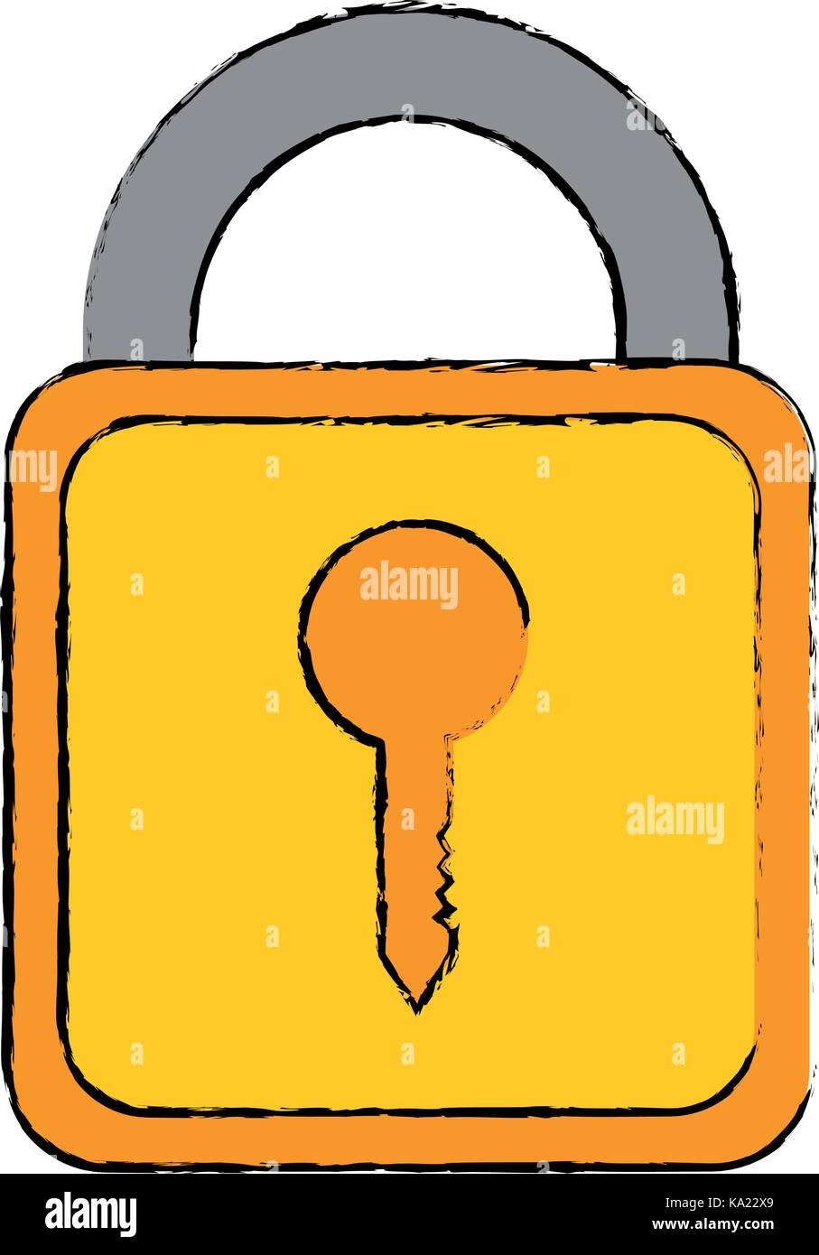 safe padlock isolated icon Stock Vector Image & Art - Alamy