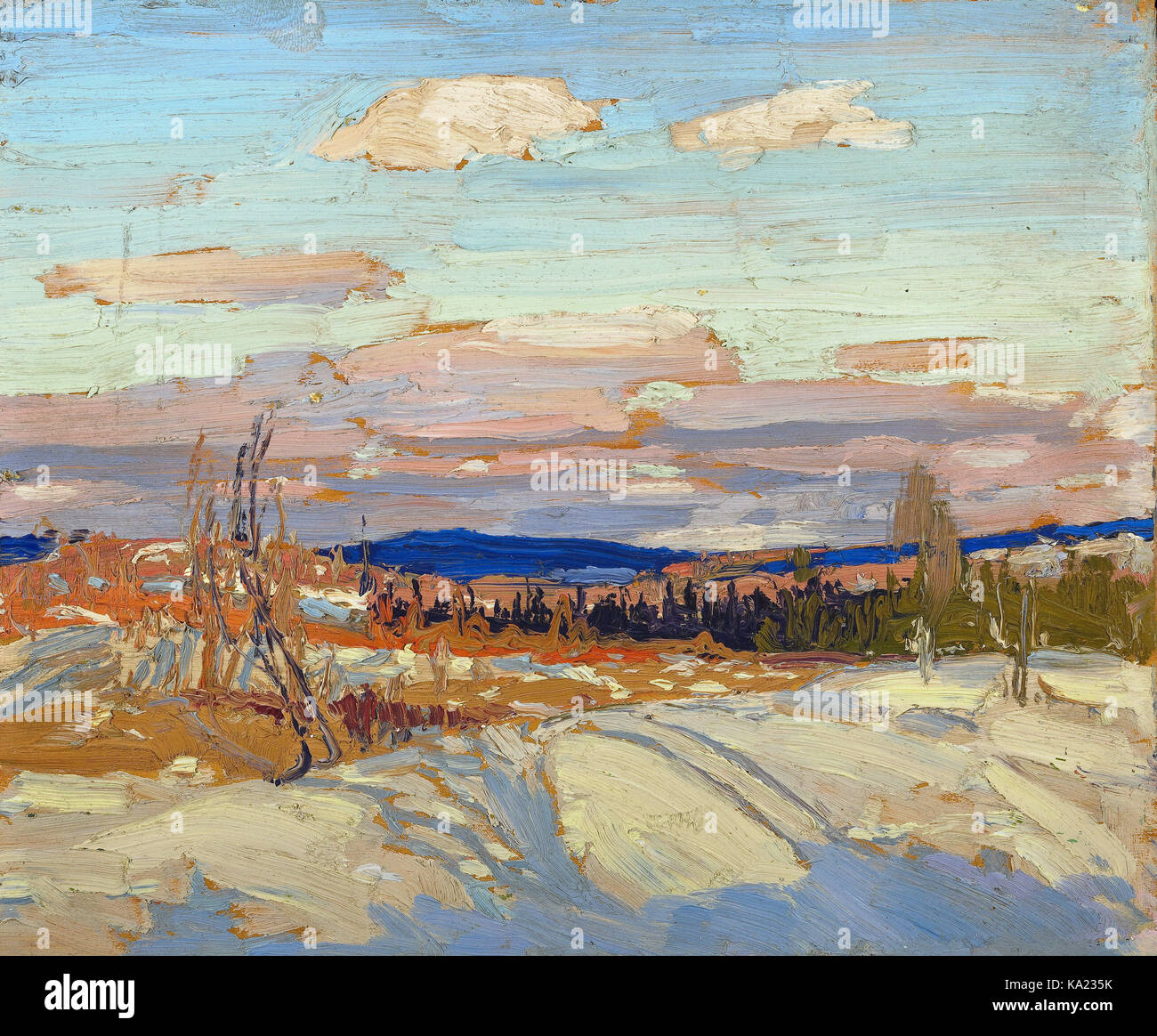 Tom Thomson Winter Stock Photo Alamy