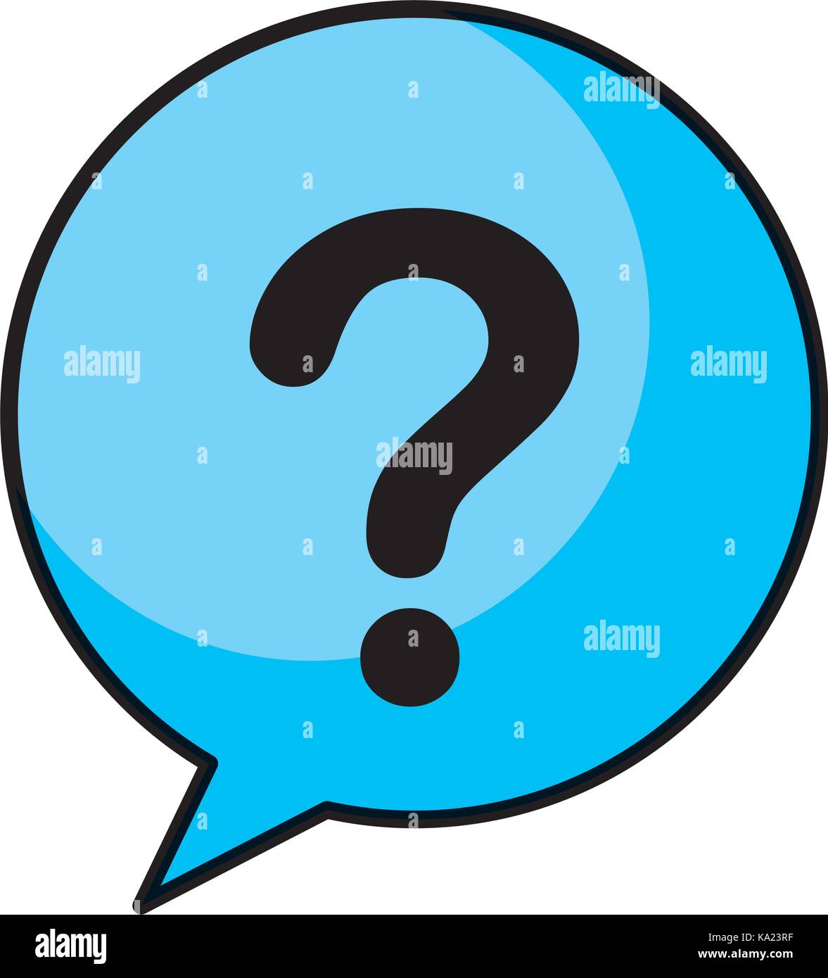 customer service speech bubble question converse communication Stock