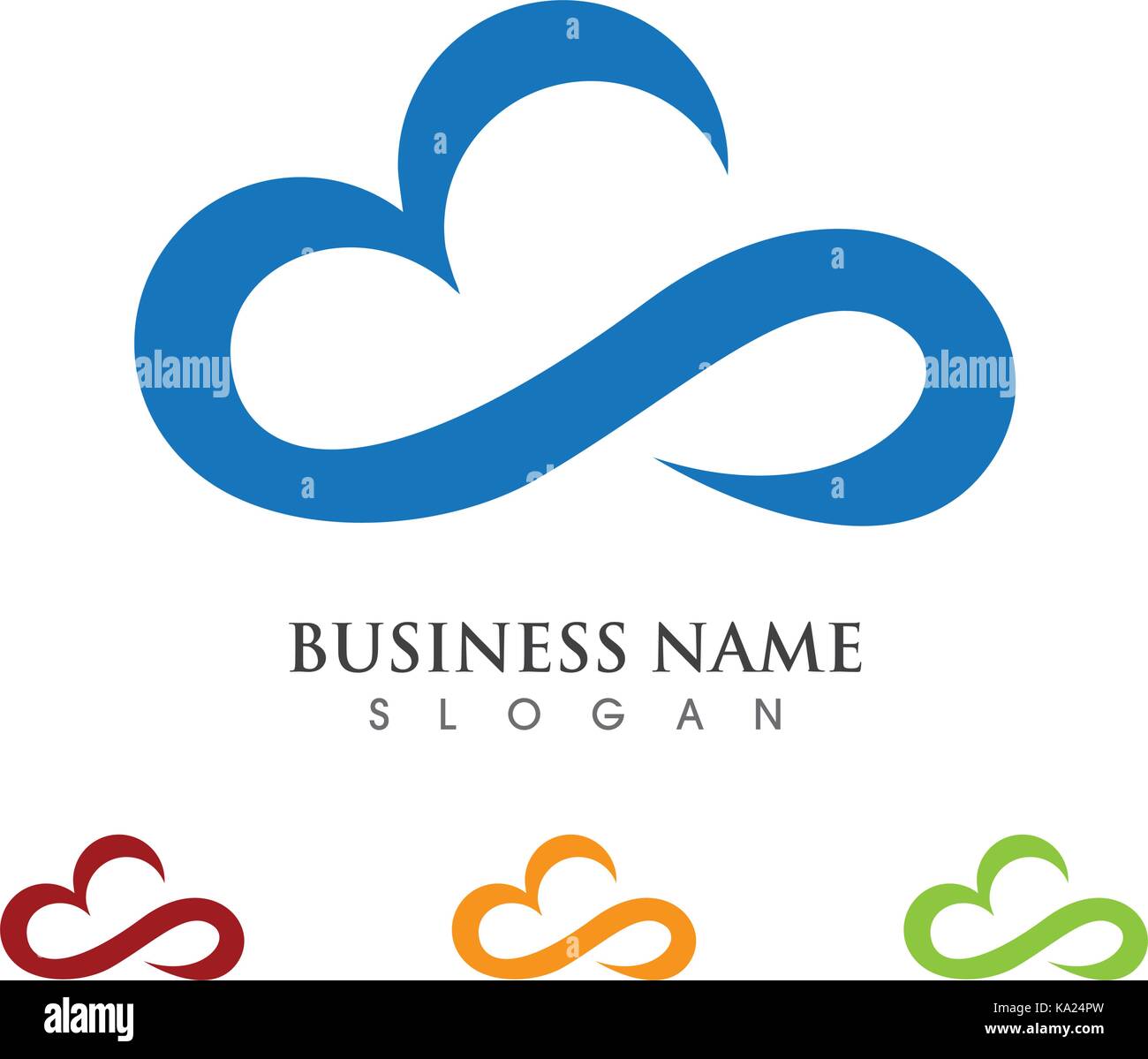 cloud technology vector logo template design vector Stock Vector Image ...