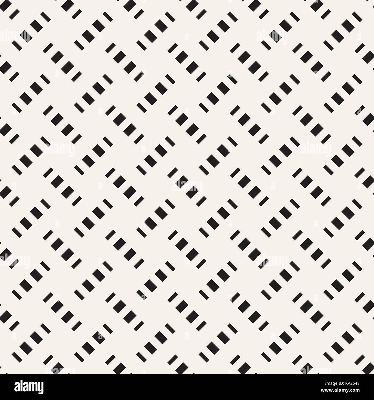 Crosshatch vector seamless geometric pattern. Crossed graphic ...