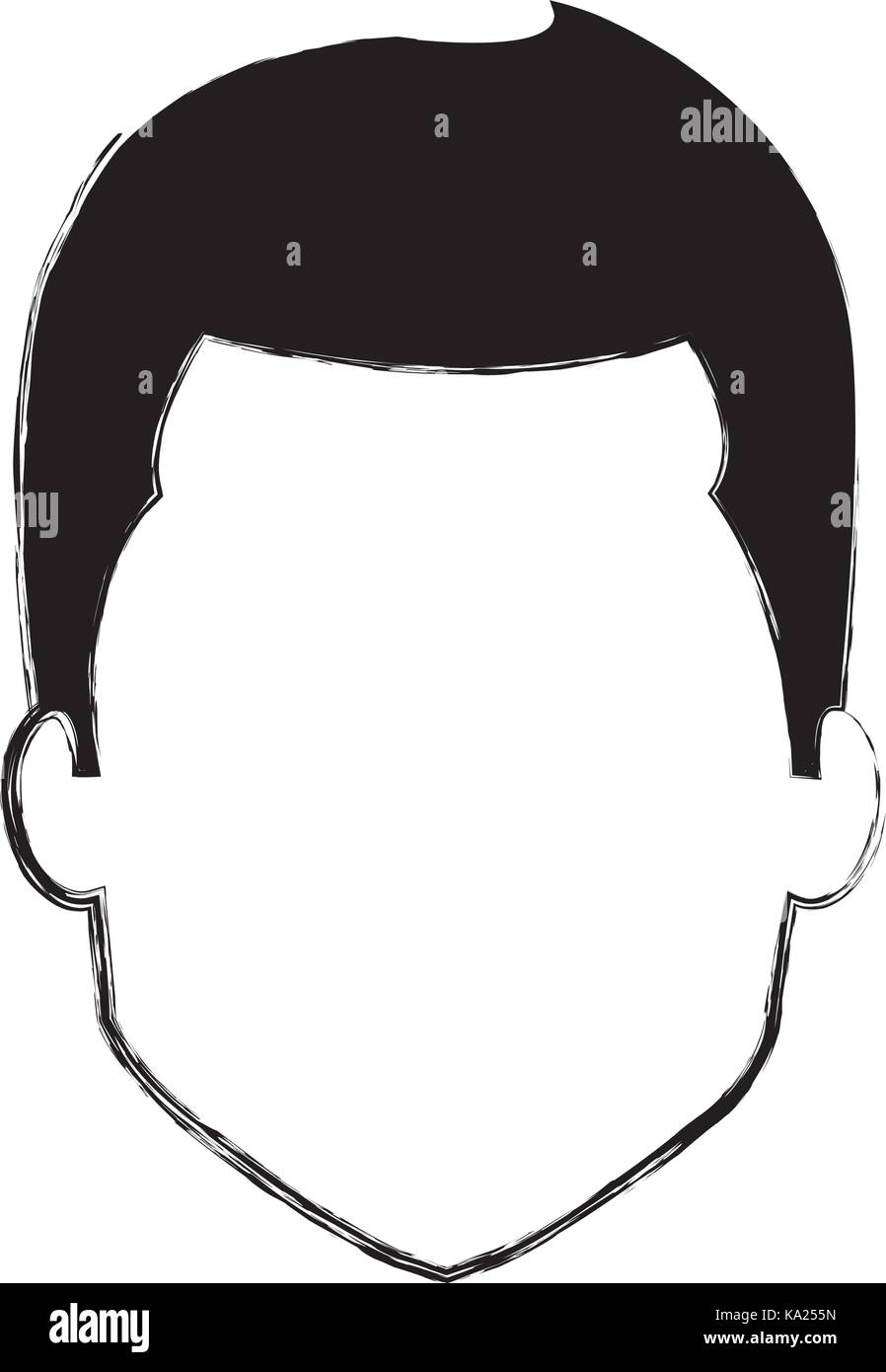 young man head avatar character Stock Vector Image & Art - Alamy