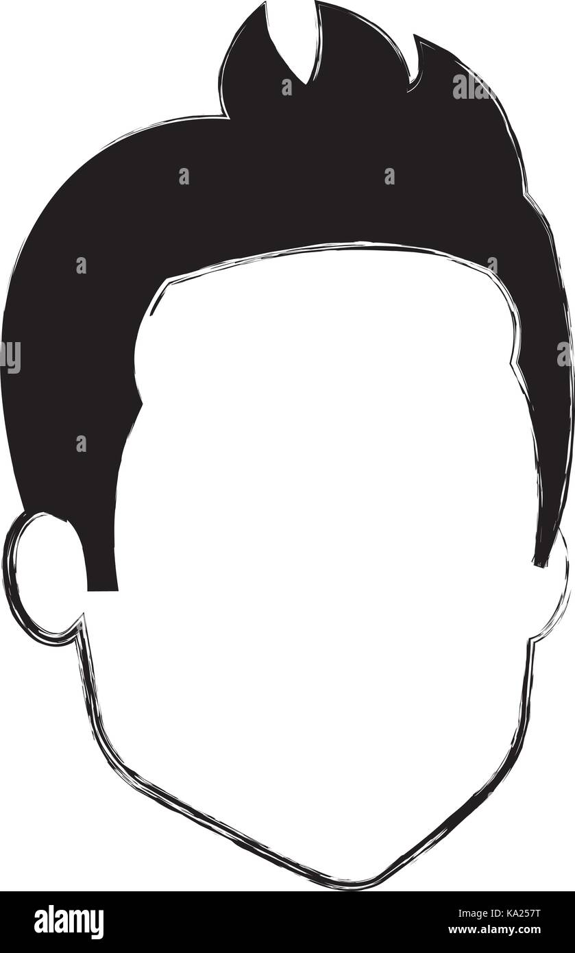 young man head avatar character Stock Vector Image & Art - Alamy