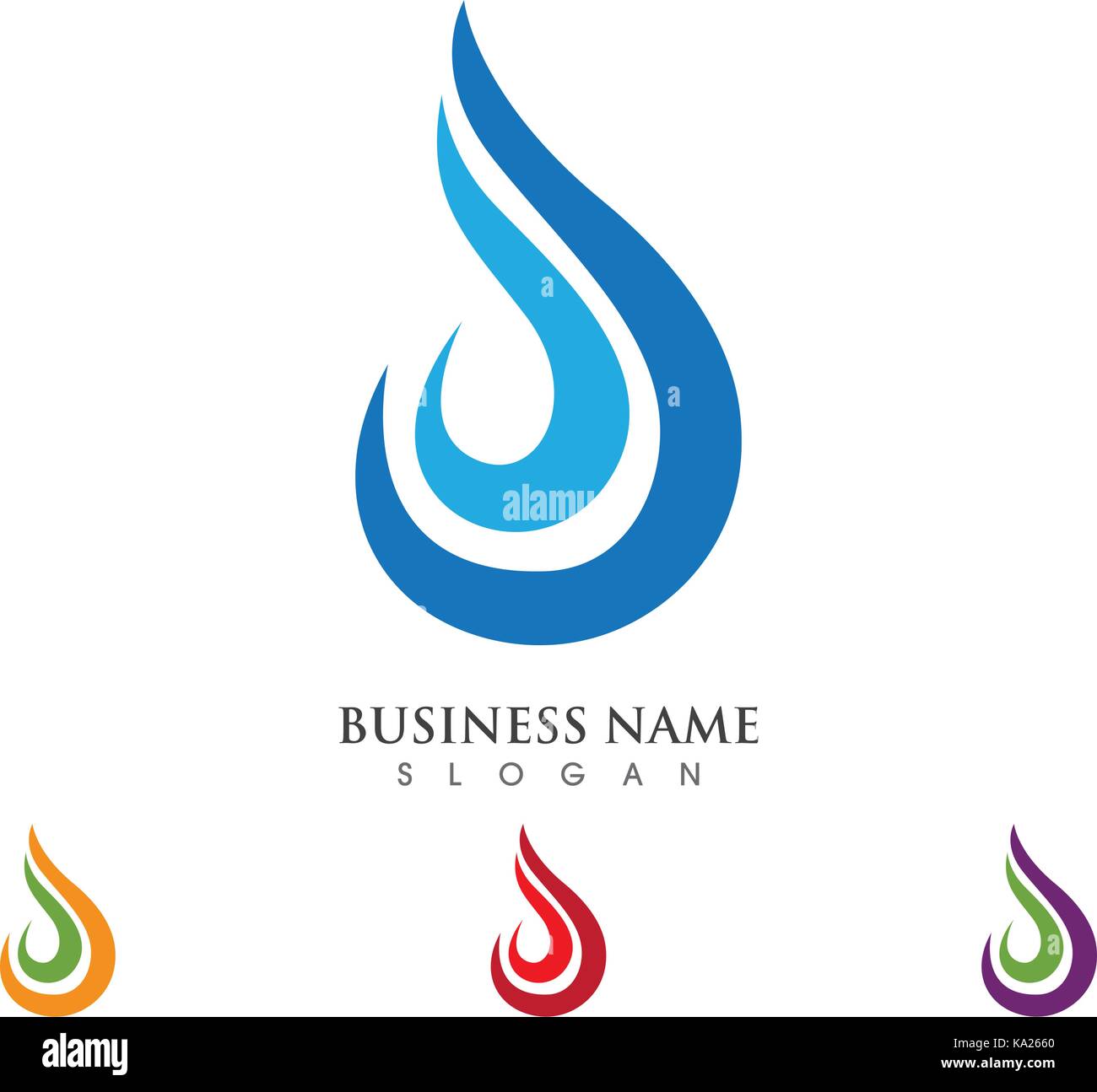 water drop icon vector illustration design template Stock Vector Image ...