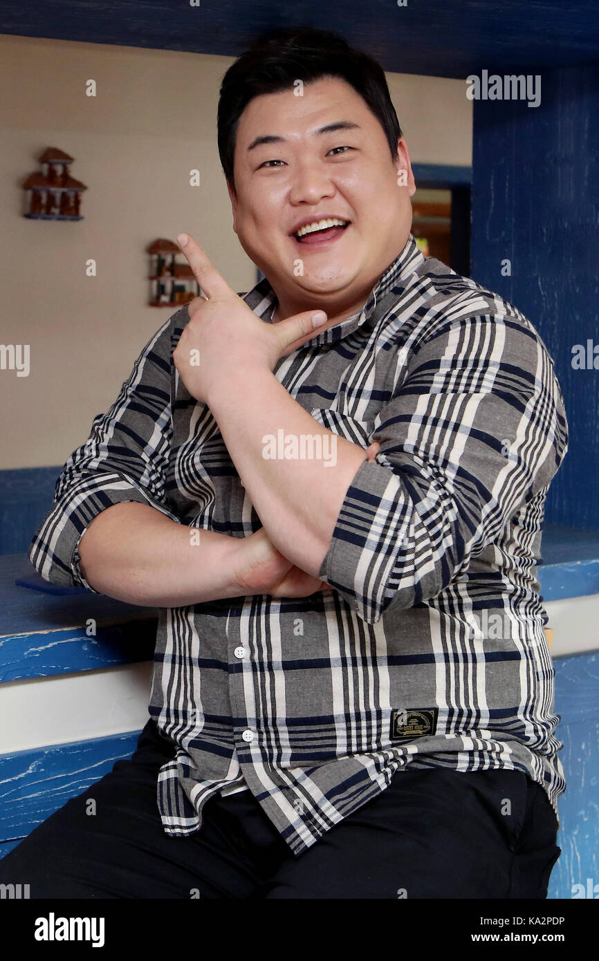 25th Sep, 2017. TV Program 'Tasty Guys' South Korean comedian Kim Jun