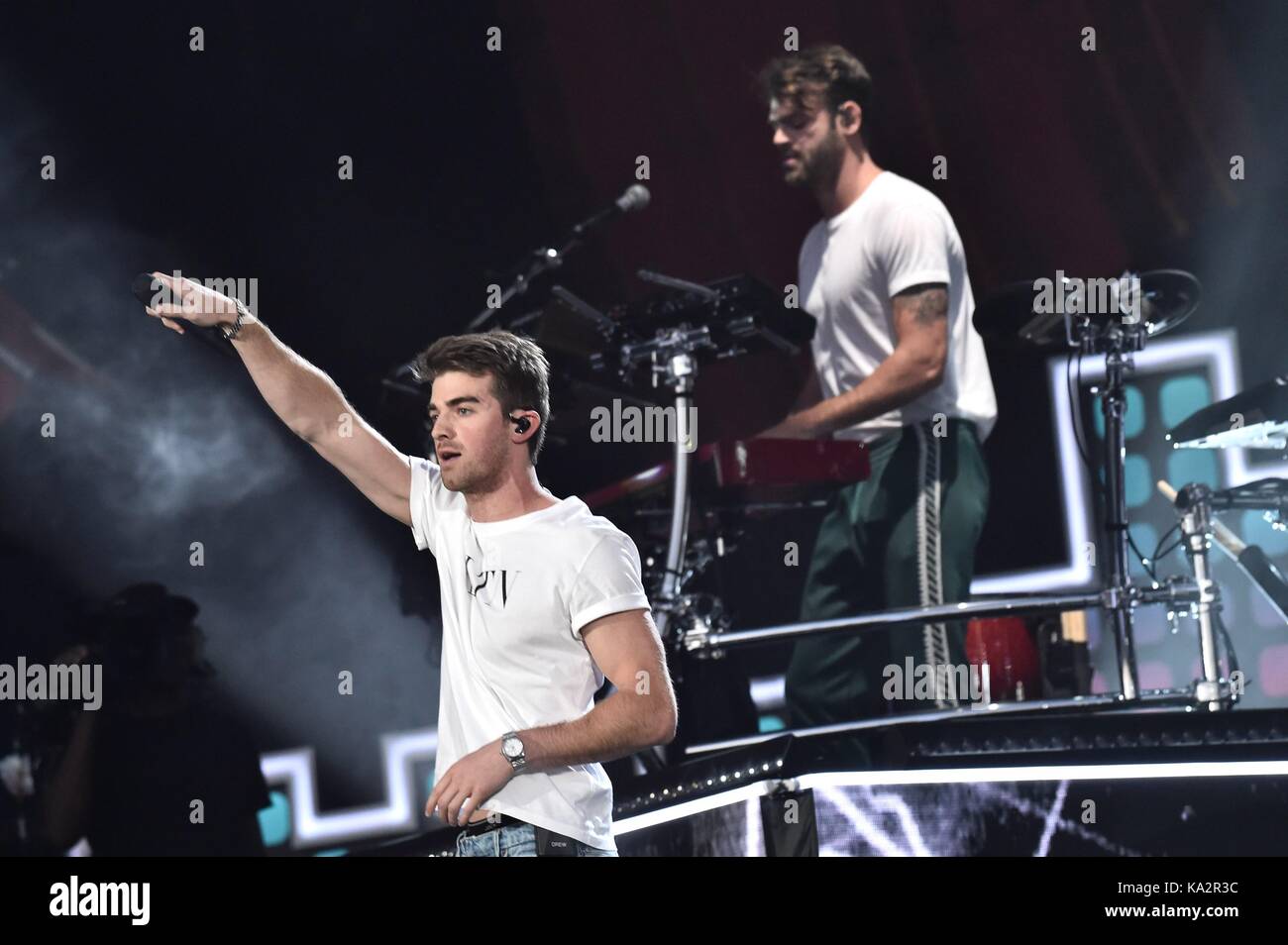 New York, NY, USA. 23rd Sep, 2017. Andrew Taggart, Alex Pall, The