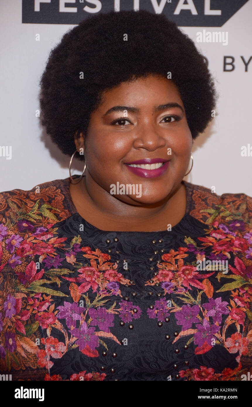 New York, NY, USA. 24th Sep, 2017. Dulce Sloan at the Tribeca TV ...