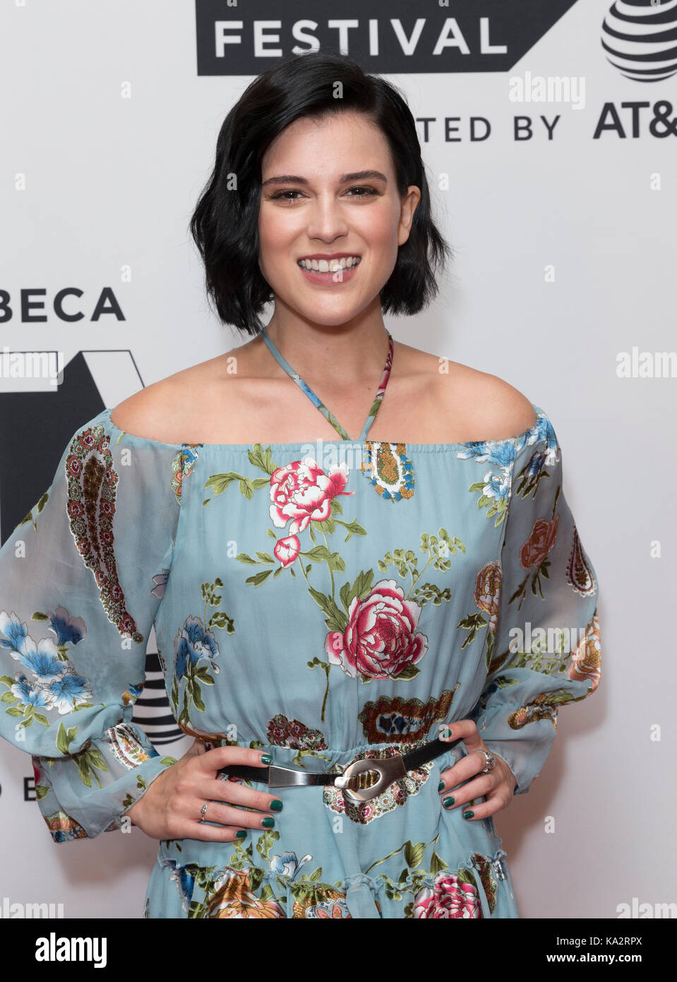 New York, United States. 24th Sep, 2017. New York, NY USA - September 24, 2017: Alexandra Socha attends Red Oaks season 3 premiere during Tribeca TV festival at Cinepolis Chelsea Credit: lev radin/Alamy Live News Stock Photo
