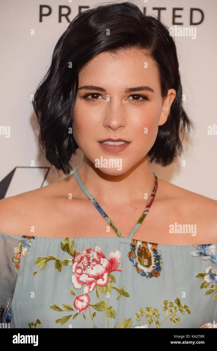 New York, NY, USA. 24th Sep, 2017. Alexandra Socha at the Tribeca TV Festival, presented by AT&T, season premiere of Red Oaks on September 24, 2017 at the Cinepolis Chelsea in NYC. Credit: Raymond Hagans/Media Punch/Alamy Live News Stock Photo