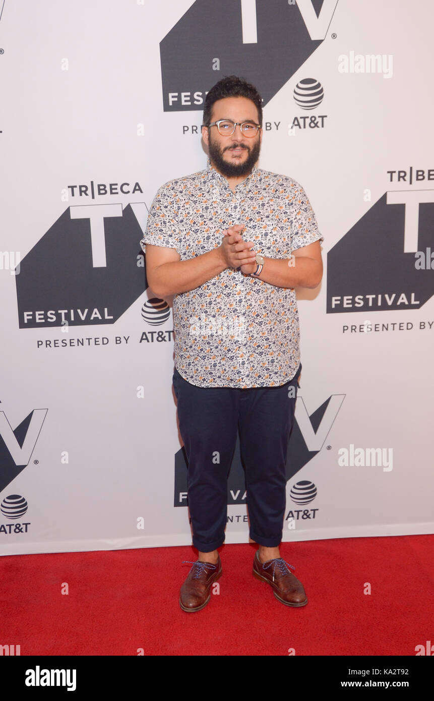New York, NY, USA. 24th Sep, 2017. Ennis Esmer at the Tribeca TV Festival, presented by AT&T, season premiere of Red Oaks on September 24, 2017 at the Cinepolis Chelsea in NYC. Credit: Raymond Hagans/Media Punch/Alamy Live News Stock Photo