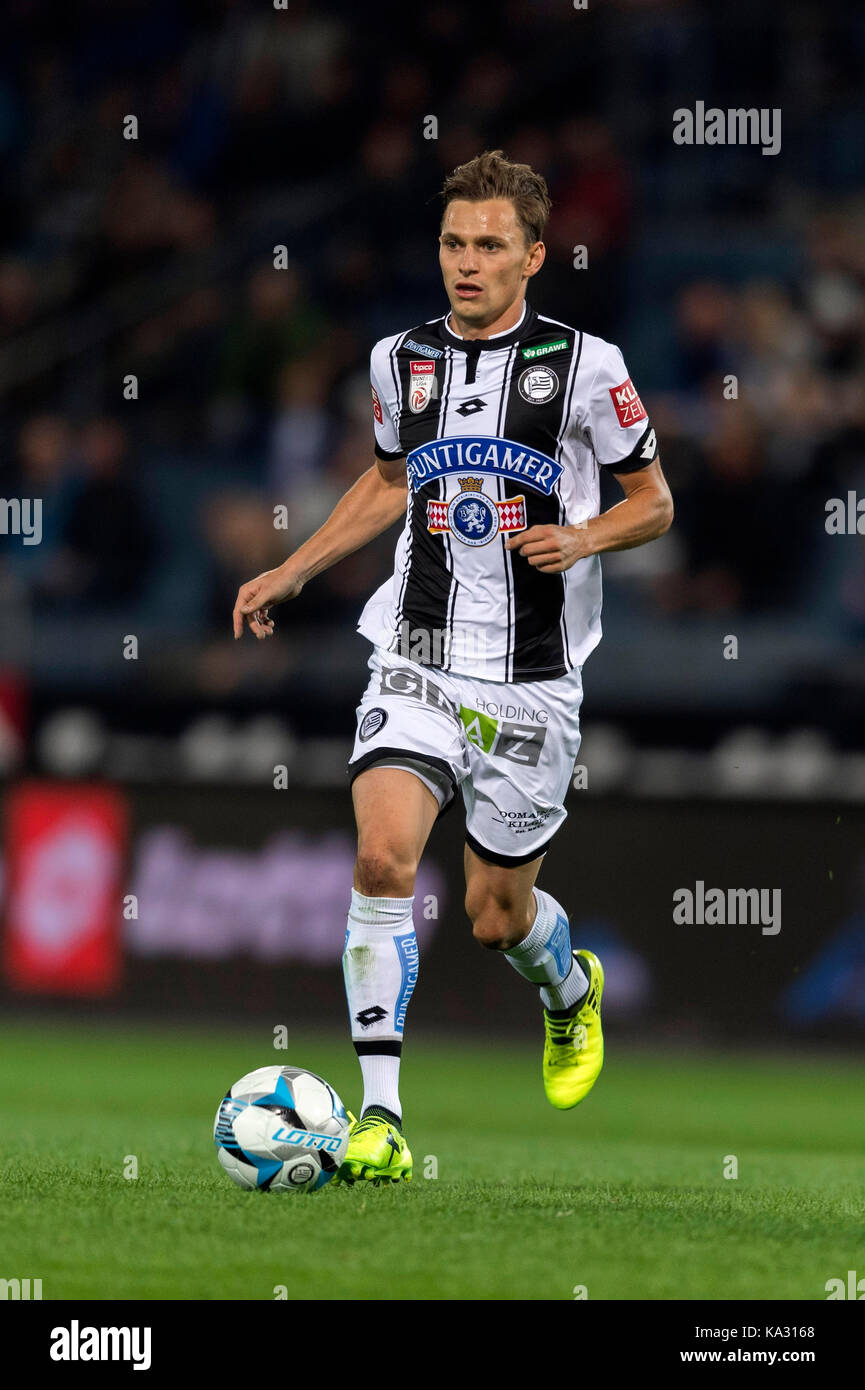 Graz, Austria. 23rd Sep, 2017. Stefan Hierlander (Sturm) Football/Soccer :  Austrian "Bundesliga" match between SK Sturm Graz 0-0 SC Rheindorf Altach  at Merkur Arena in Graz, Austria . Credit: Maurizio Borsari/AFLO/Alamy Live