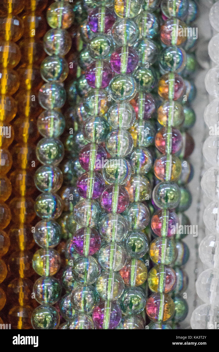 Colorful beads of various color Stock Photo - Alamy