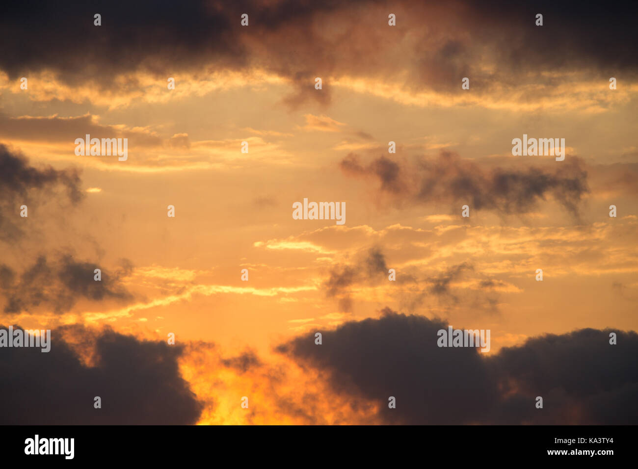 Dark and grey clouds are in the sky Stock Photo - Alamy