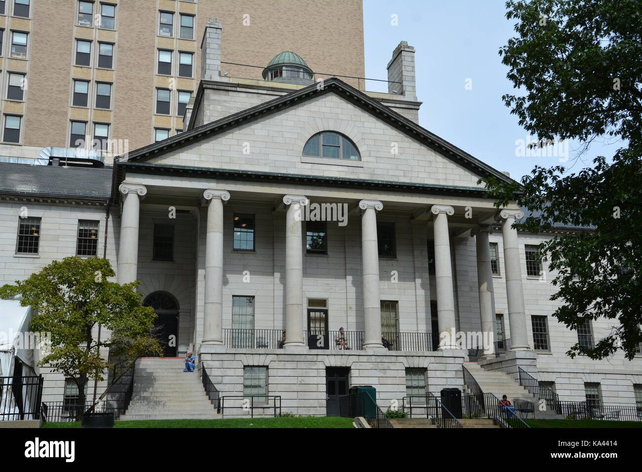 The iconic Bulfinch building at Massachusetts General Hospital in Boston's West End, United States of America Stock Photo