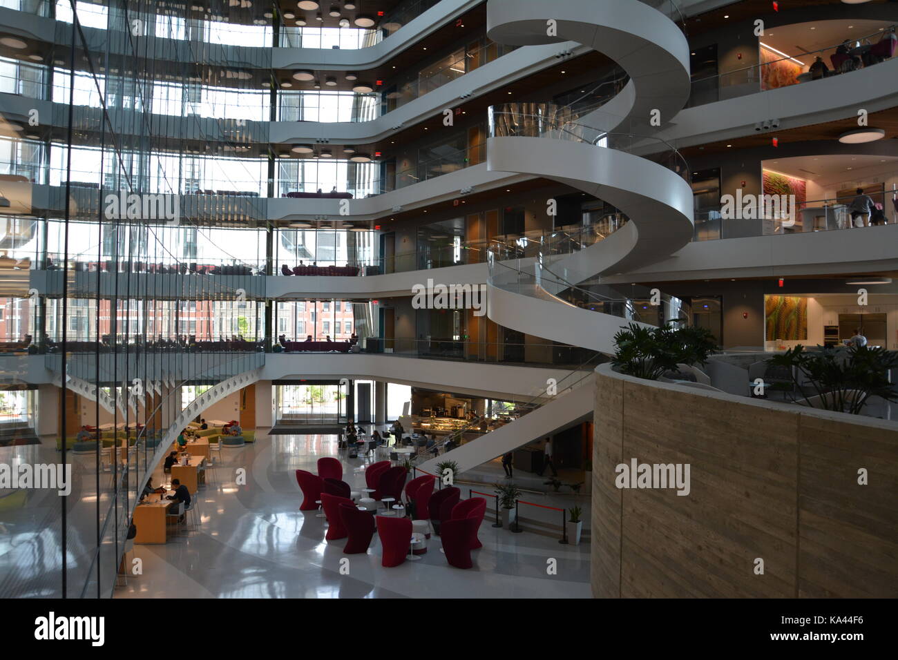 A view of Northeastern University's new Interdisciplinary Science and