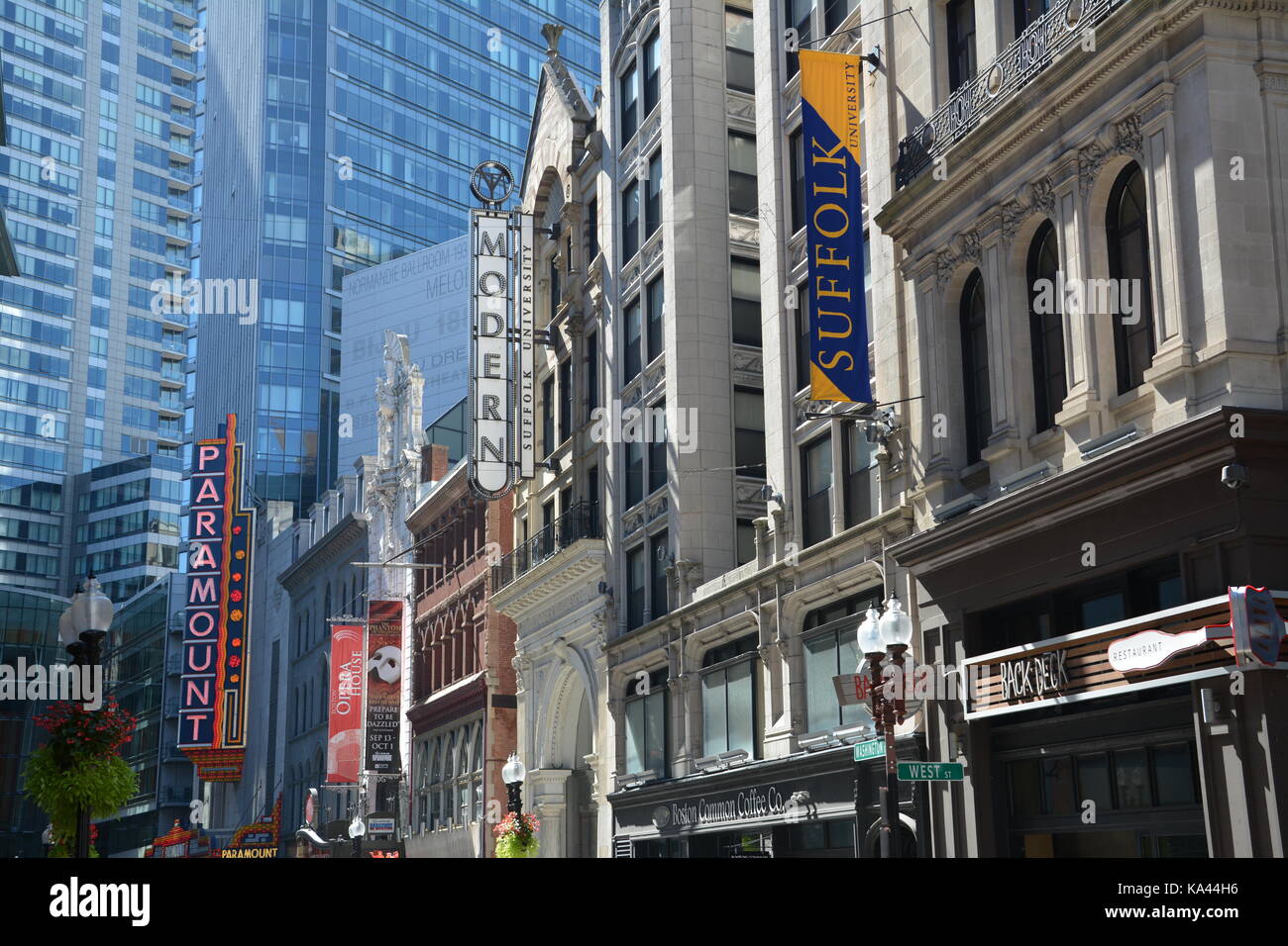 Downtown Crossing in Boston, Massachusetts Stock Photo Alamy