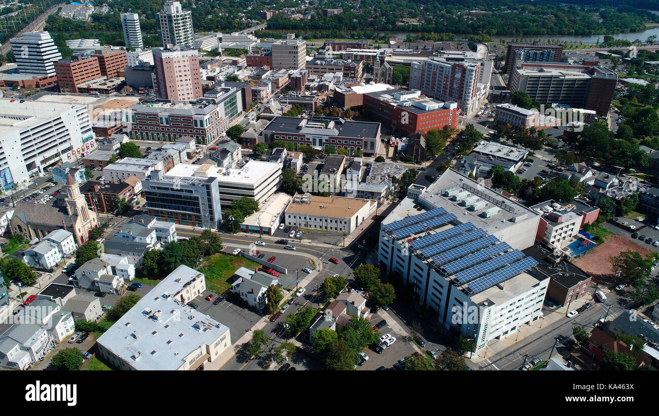 Aerial View of Downtown New Brunswick, New Jersey Stock Photo Alamy