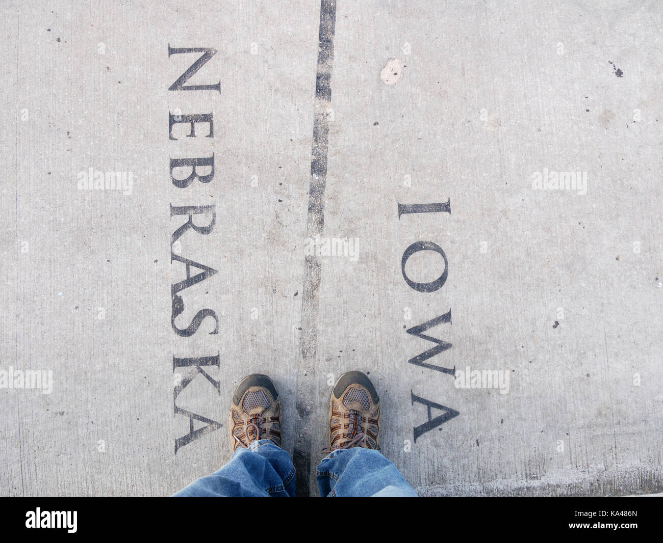 State line between Nebraska and Iowa, Bob Kerrey Pedestrian Bridge