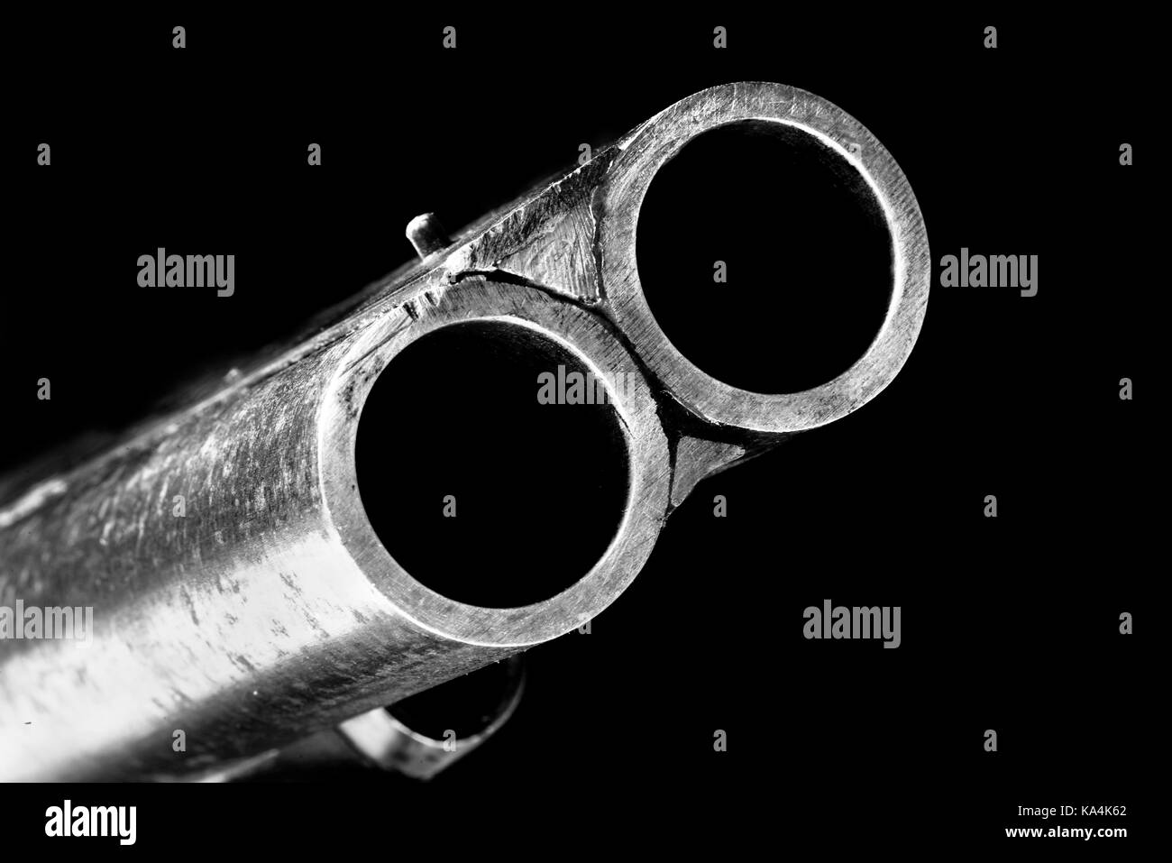 Two barrel shotgun hi-res stock photography and images - Alamy