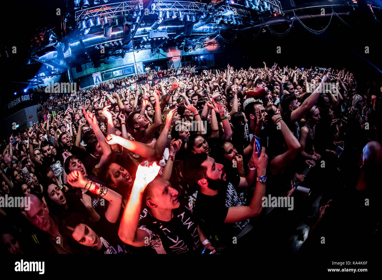 Milano, Italy. 24th Sep, 2017. Papa Roach performs live at Alcatraz, Milano. Credit: Mairo Cinquetti/Pacific Press/Alamy Live News Stock Photo