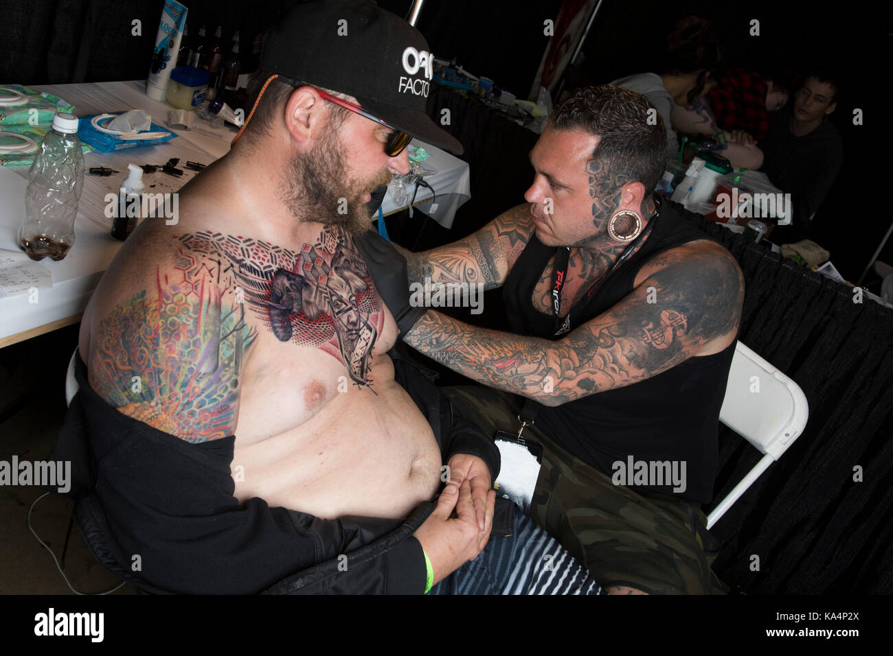 Inkslingers Ball Tattoo Convention The Palladium Hollywood Los Angeles  California United States of America Stock Photo  Alamy