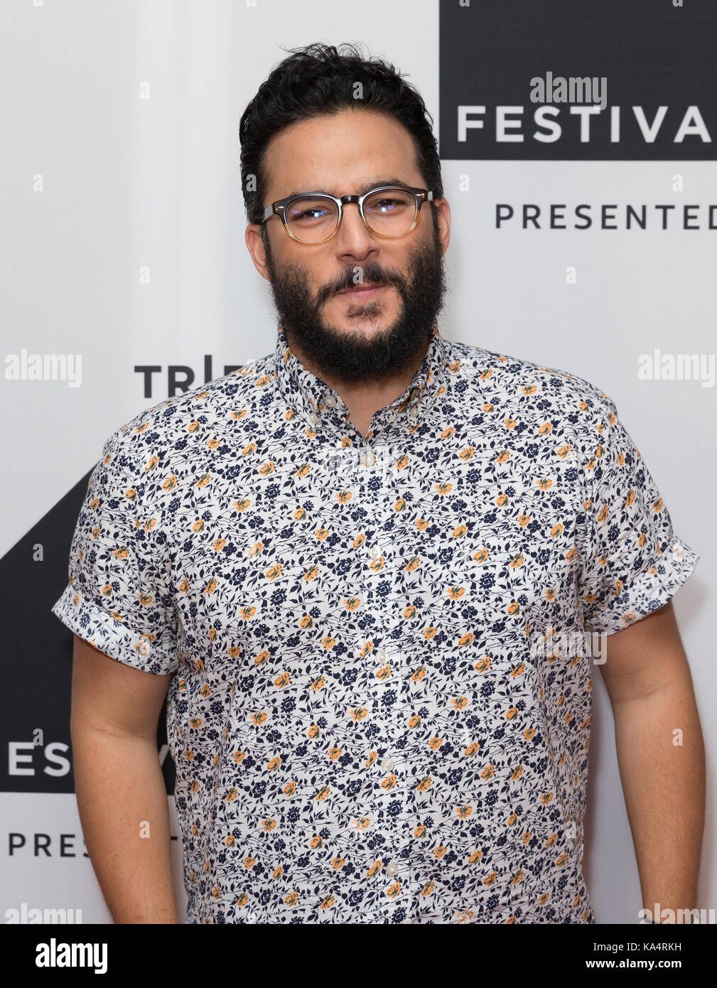 New York, United States. 24th Sep, 2017. Ennis Esmer attends Red Oaks season 3 premiere during Tribeca TV festival at Cinepolis Chelsea Credit: Lev Radin/Pacific Press/Alamy Live News Stock Photo