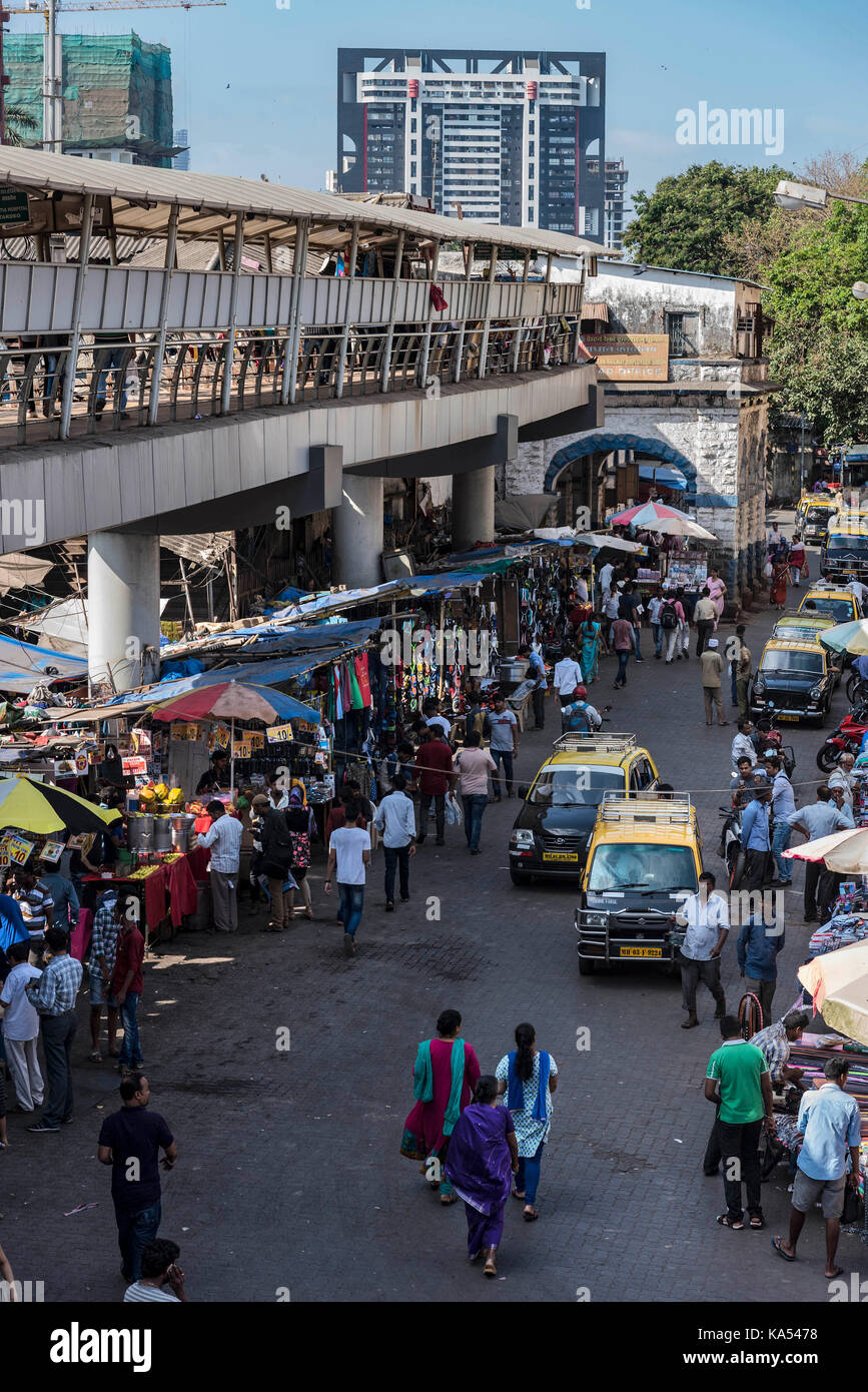 grant road railway station, mumbai, maharashtra, India, Asia Stock
