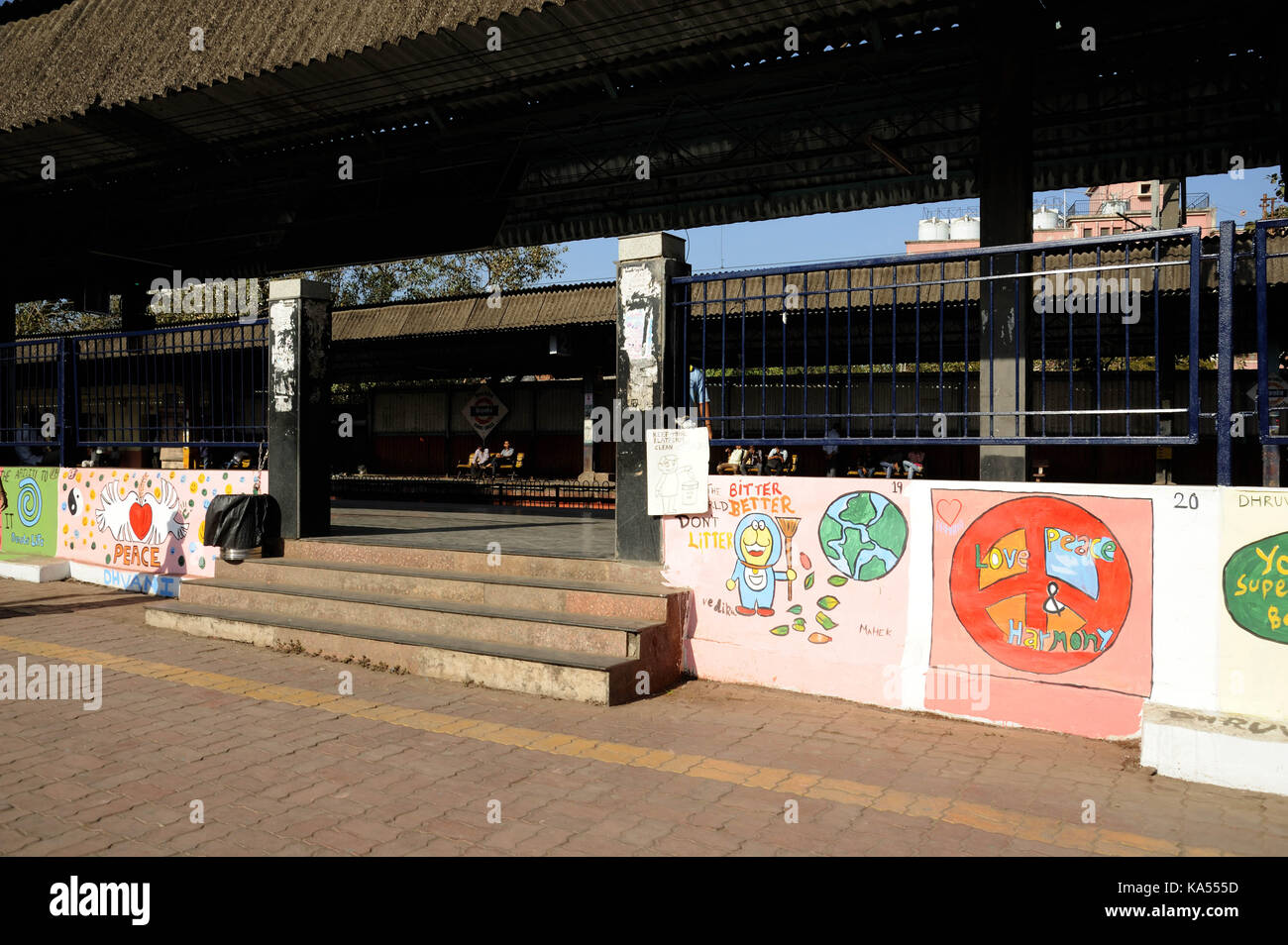 king circle railway station, mumbai, maharashtra, India, Asia Stock Photo