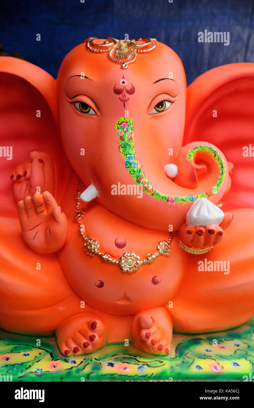 Lord ganesh statue, mumbai, maharashtra, India, Asia Stock Photo ...