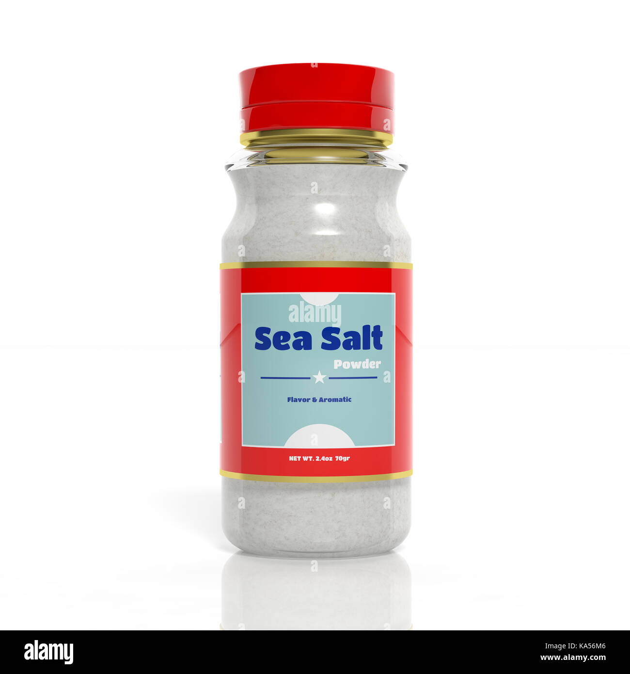 Sea Salt in White Glass in Box main image 1