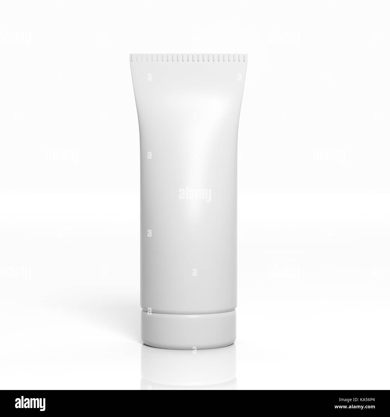 3D blank product tube mockup isolated on white Stock Photo Alamy