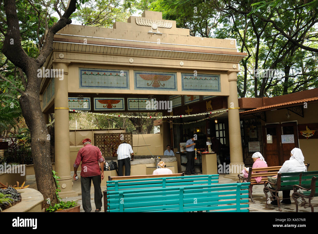 parsi bhikha behram well, mumbai, maharashtra, India, Asia Stock Photo