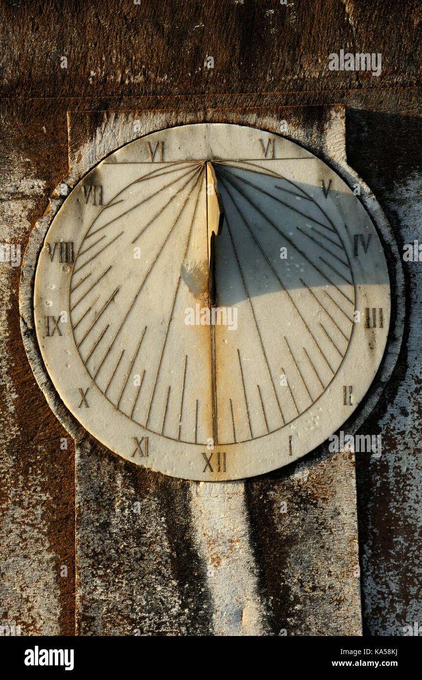 sundial in hanging garden, mumbai, maharashtra, India, Asia Stock Photo