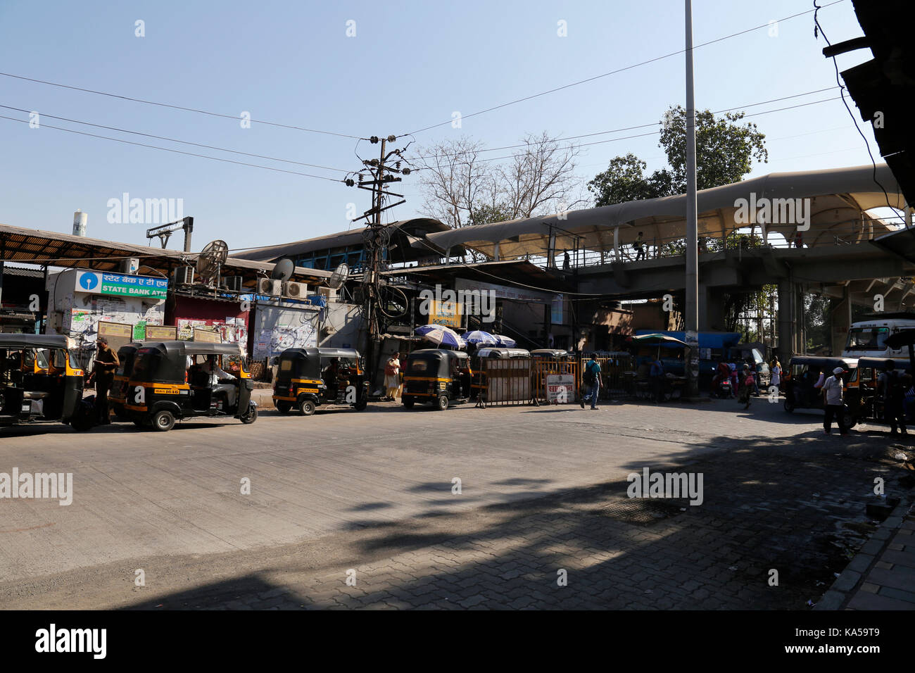 Dombivli railway station, thane, maharashtra, India, Asia Stock Photo