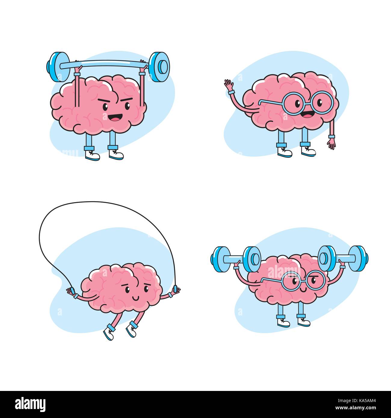 set creative process and brainstorm invention Stock Vector Image & Art ...