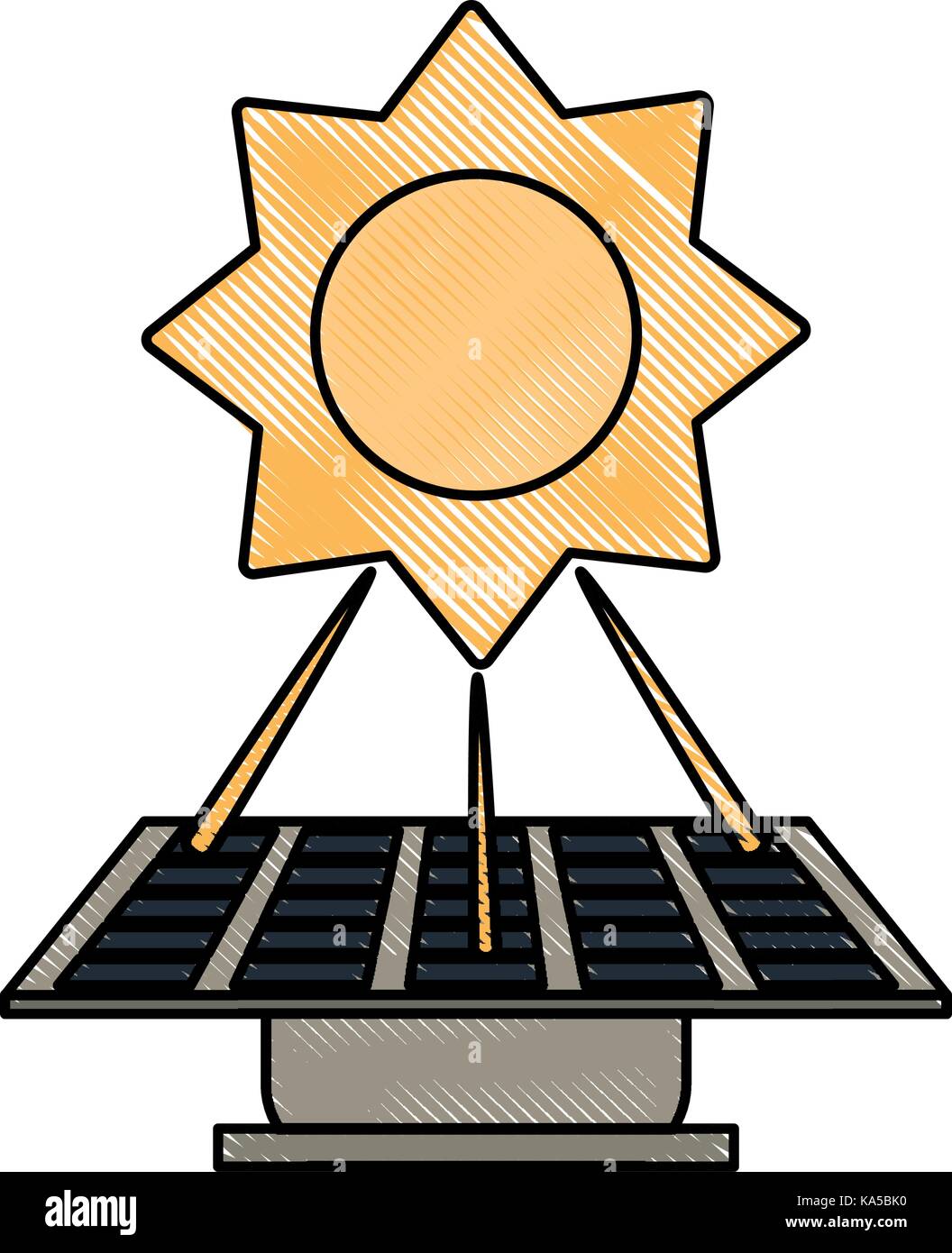 solar panel eco energy Stock Vector Image & Art - Alamy