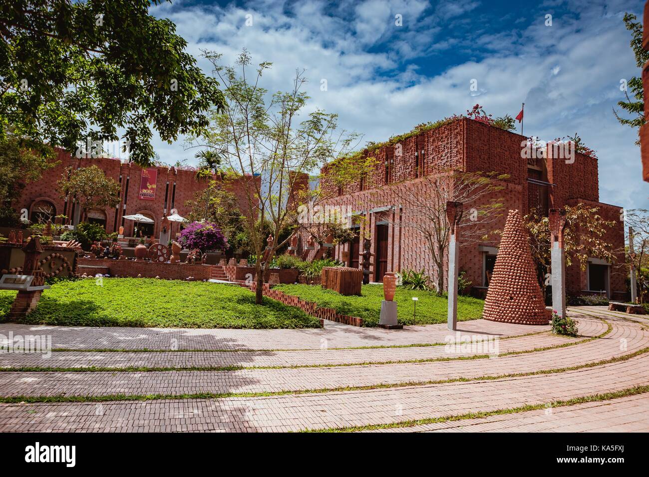 HOI AN, VIETNAM MARCH 19, 2017 Terra cotta museum in the Thanh Ha