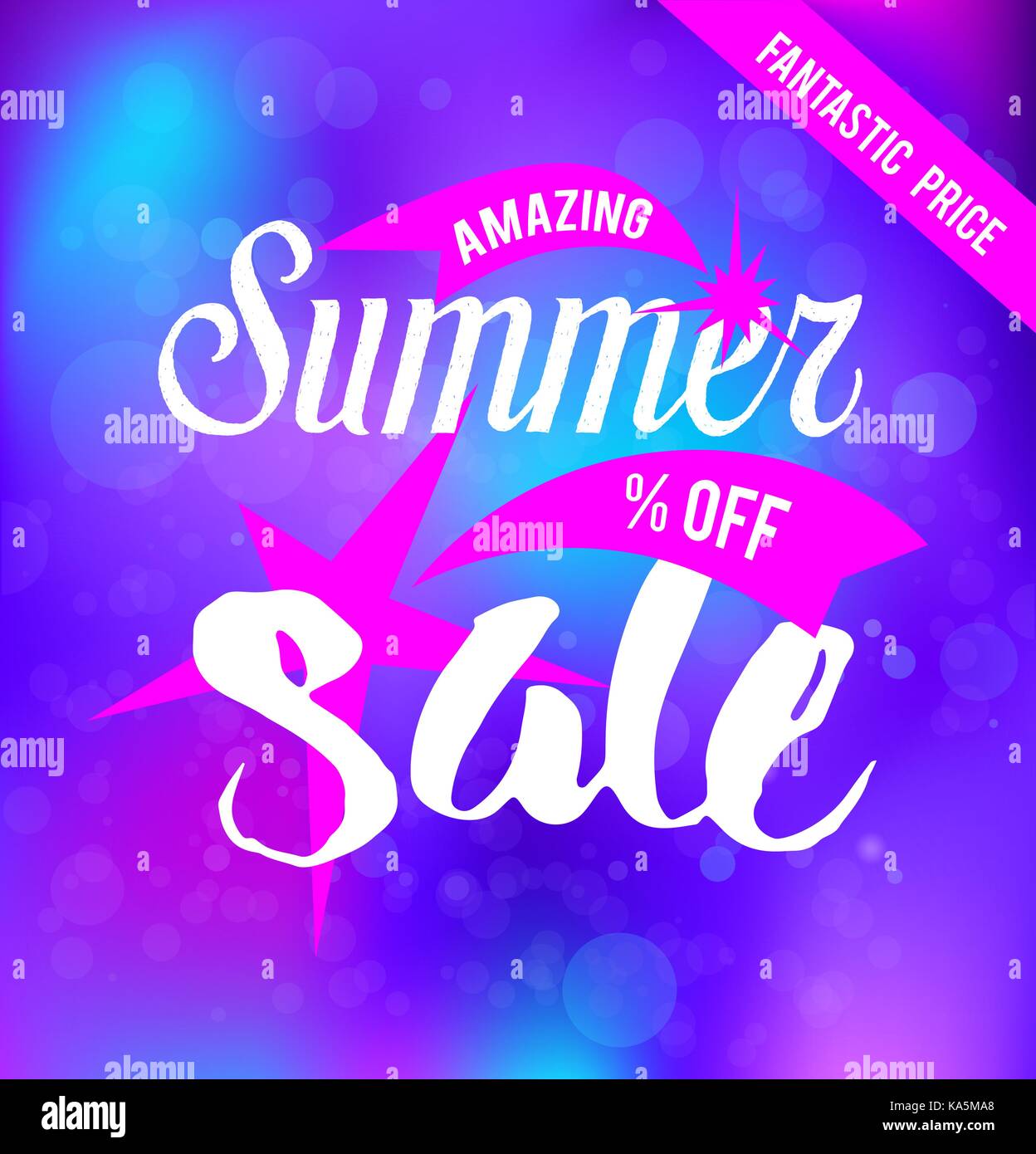 summer sale card Stock Vector Image & Art Alamy
