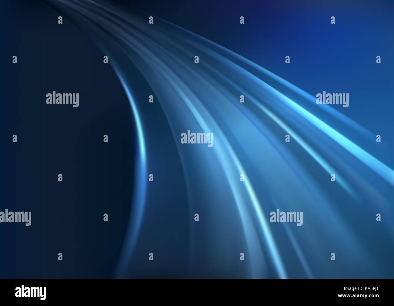 Blue Background And Glowing Rays Stock Vector Image & Art - Alamy
