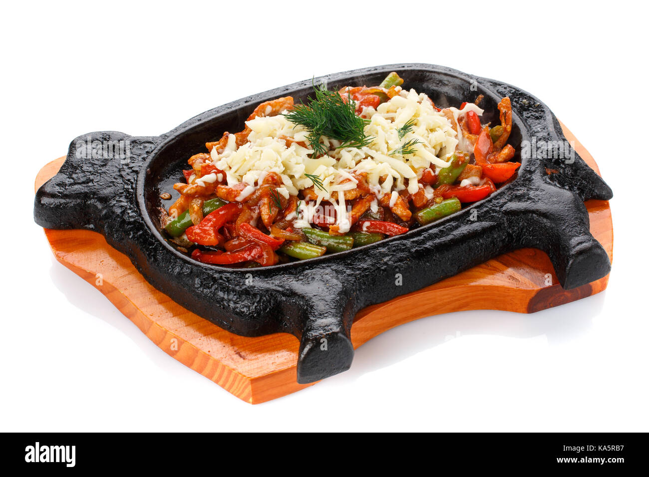 Grilled vegetables in a frying pan Stock Photo Alamy