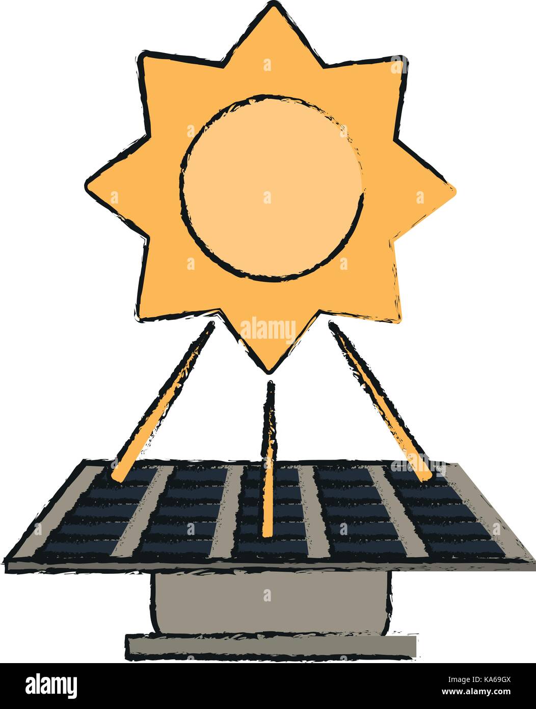 solar panel eco energy Stock Vector Image & Art - Alamy